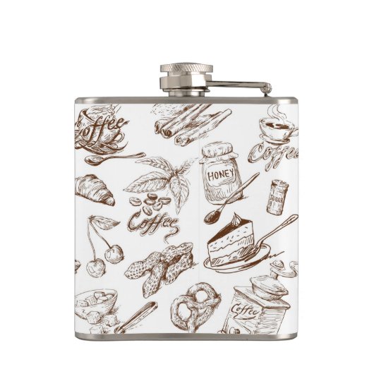 Papiermuster Flachmann (Rückseite)