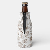 Papiermuster Flaschenkühler (Flasche Rückseite)