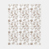 Papiermuster Fleecedecke (Vorderseite)