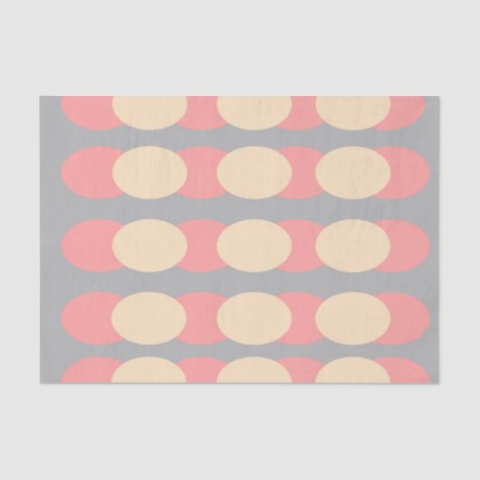 Papiermuster für das Muster im Retro-Grauton Seidenpapier (Vorderseite)