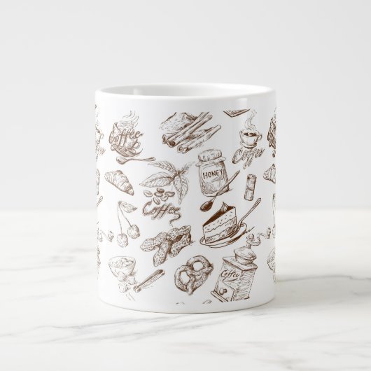 Papiermuster Jumbo-Tasse (Vorderseite)