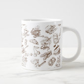 Papiermuster Jumbo-Tasse (Rechts)
