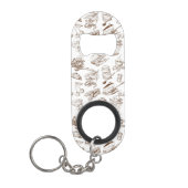 Papiermuster Mini Flaschenöffner (Vorderseite)