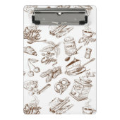 Papiermuster Mini Klemmbrett (Vorderseite)