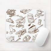 Papiermuster Mousepad (Mit Mouse)