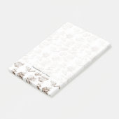 Papiermuster Post-it Klebezettel (angewinkelt)