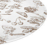 Papiermuster Schneidebrett (Ecke)