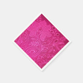 PapierNapkin Vollpapierservietten Blume napki Serviette (Ecke)
