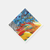 PapierNapkins, Abstrakte Farben Serviette (Ecke)