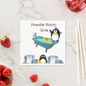 PapierNapkins, Eispinguin, Gelbe Enten, Badewanne Serviette (Beispiel)