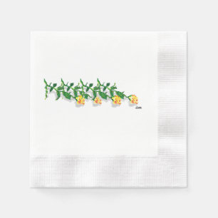 PapierNapkins : Gelbe Rosen von Texas Serviette
