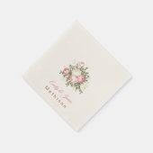 PapierNapkins-Vintage Rose Serviette (Ecke)