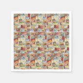 PapierNapkins, Vintages Nähen Serviette (Vorderseite)