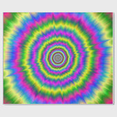 Papierneonexplosion Geschenkpapier (Flach)