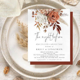 PAPIERNight Before Florals Probe Dinner Flyer