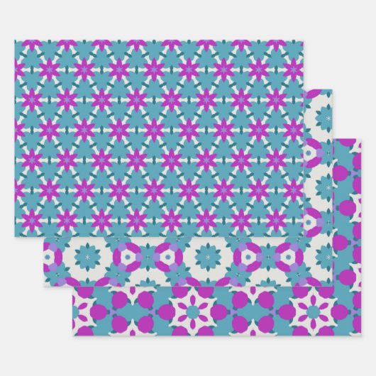 Papierpackung 4 geschenkpapier set (Set)