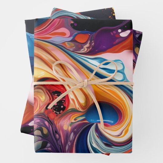Papierpaket 355: 29 geschenkpapier set (Beispiel)