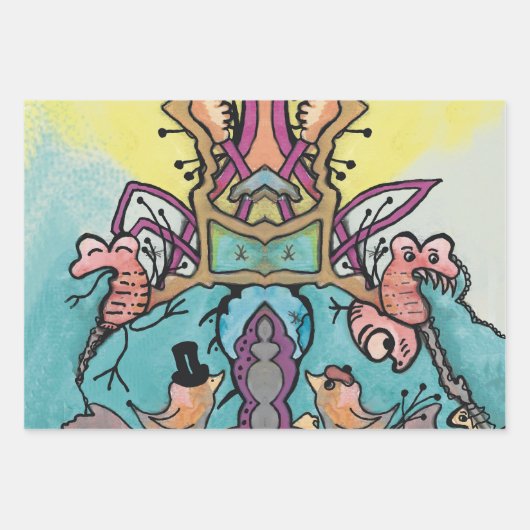 Papierpaket 527 geschenkpapier set (Vorderseite 3)