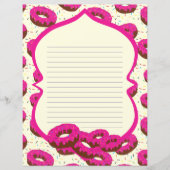 Papierpapier aus Donut (Vorderseite)