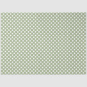 Papierpapier zu den Netzteilen "Weiße Polka" Seidenpapier (Vorderseite)