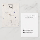 PAPIERPAPIERPAPIER-KLIPPENKARTE VISITENKARTE (Vorne/Hinten)