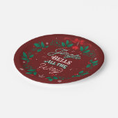 PapierParty-Teller Klingel-Bell vollständig Pappteller (Schrägansicht)