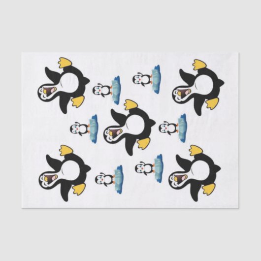 Papierpinguin Seidenpapier (Vorderseite)