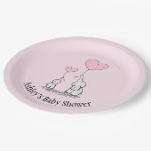 Papierplatine für Elephant-Lieben Pappteller (Schrägansicht)