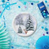 Papierplatte, 7" Rundpapierplatte, Pappteller (Party)