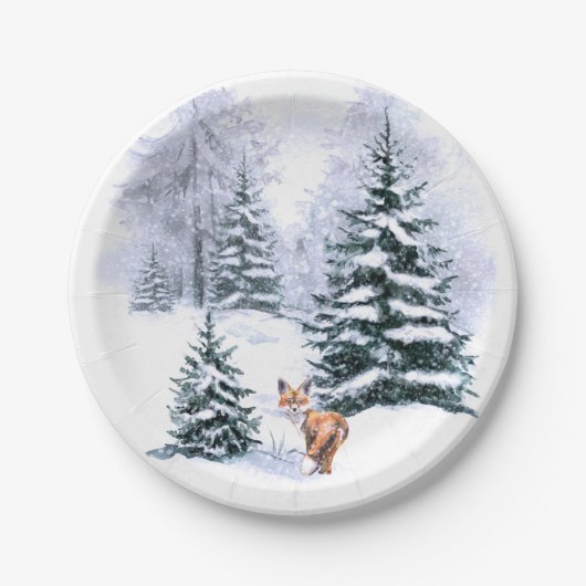 Papierplatte, 7" Rundpapierplatte, Pappteller (Vorderseite)