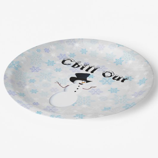 Papierplatte abkühlen pappteller (Schrägansicht)