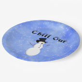 Papierplatte abkühlen pappteller (Schrägansicht)