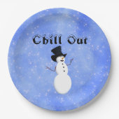 Papierplatte abkühlen pappteller (Vorderseite)