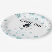 Papierplatte abkühlen pappteller (Schrägansicht)