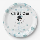 Papierplatte abkühlen pappteller (Vorderseite)