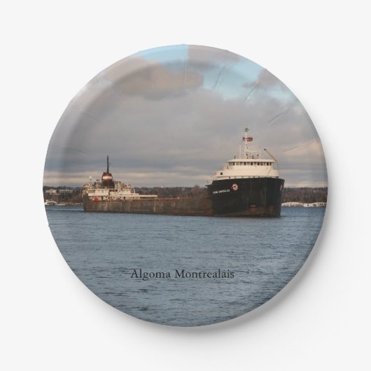 Papierplatte Algoma Montrealais Pappteller (Vorderseite)