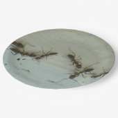 Papierplatte - Ameisen im Picnic Pappteller (Schrägansicht)