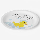 Papierplatte aus Kautschuk Pappteller (Schrägansicht)