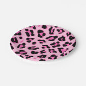 Papierplatte aus Niedlichem rosa Party Pappteller (Schrägansicht)