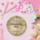 Papierplatte aus Pergament Pappteller (Party)