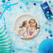 Papierplatte aus personalisiertem Foto. Mach dein  Pappteller (Party)