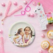 Papierplatte aus personalisiertem Foto. Mach dein Pappteller (Party)