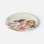 Papierplatte aus personalisiertem Foto. Mach dein Pappteller (Schrägansicht)