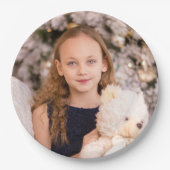 Papierplatte aus personalisiertem Foto Pappteller (Vorderseite)