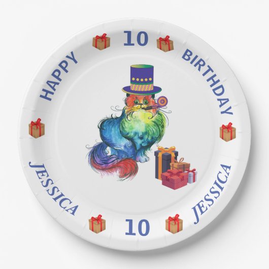 Papierplatte aus Personalisiertem Party Pappteller (Vorderseite)