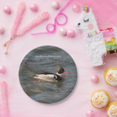 Papierplatte aus rotem Breaststoff Pappteller (Party)