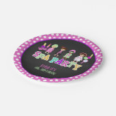 Papierplatte aus Wellness-Center-Party Pappteller (Schrägansicht)