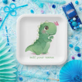PAPIERPLATTE: BABY DINOSAUR PAPPTELLER (Party)