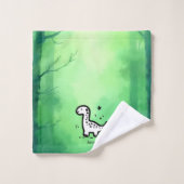 Papierplatte Badhandtuch Set (Waschlappen)