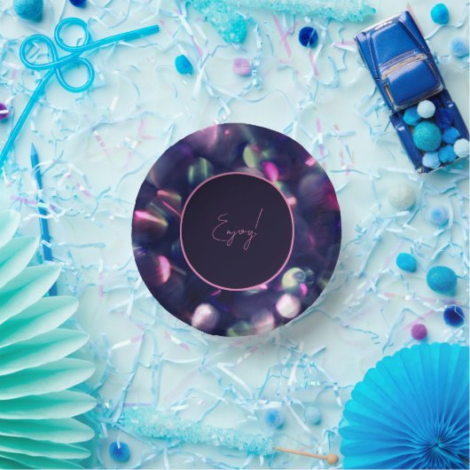 Papierplatte Berry Sparkle Pappteller (Party)